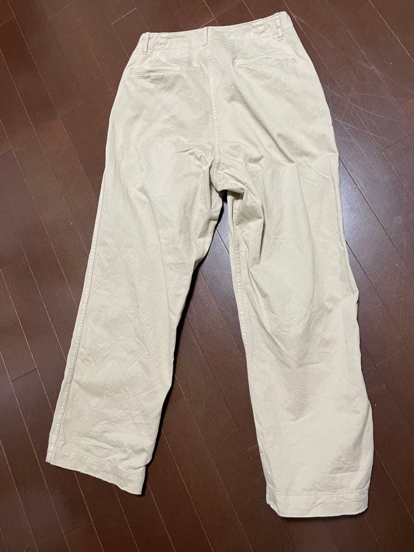 【美品お値下げ】Spick & Span 樋口かほりチノワイドパンツベージュ40