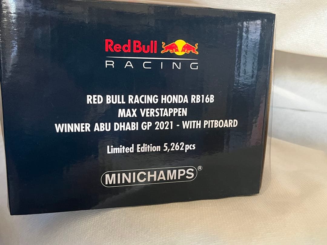 ミニチャンプス1/18レッドブルマックスフェルスタッペン2021年アブダビGP