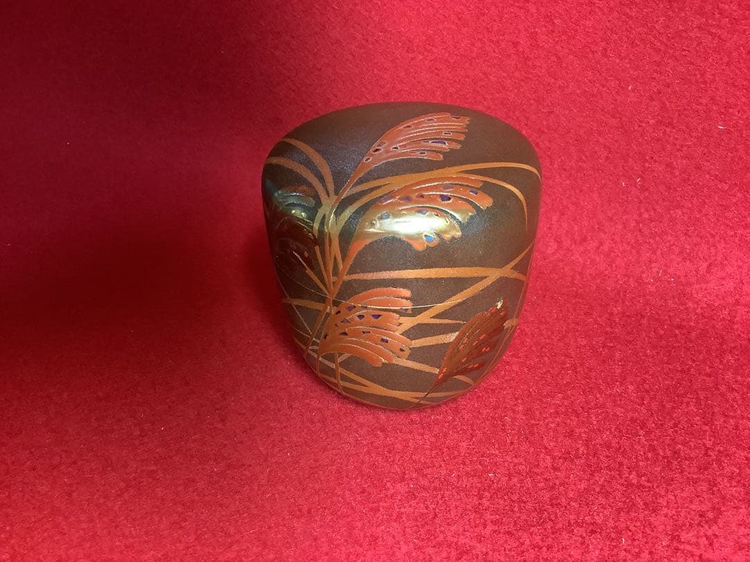 大棗芒蒔絵華正造【中古美品】