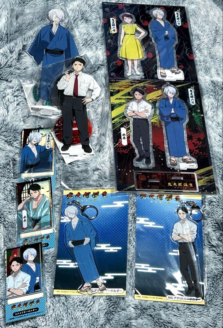 鬼太郎誕生 ゲゲゲの謎 ゲゲ郎 水木 アクリルキーホルダー アクリルスタンド 事後通販】映画『鬼太郎誕生 ゲゲゲの謎』アクリルフィギュアスタンド