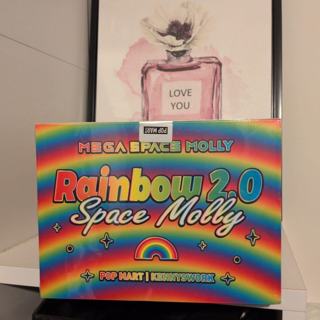POPMART MEGASPACE MOLLY Rainbow 2.0 400％
