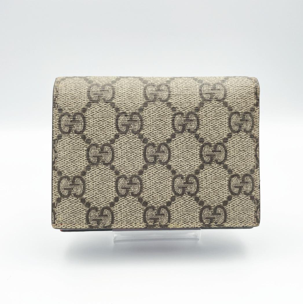 【GUCCI（グッチ）】さくらんぼ 財布 GGスプリーム コンパクト
