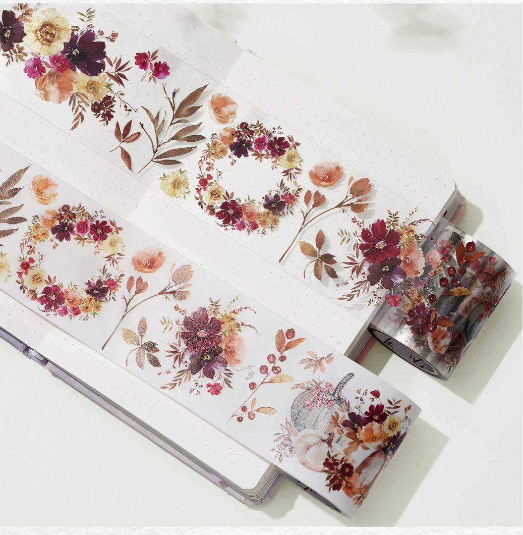 ⭐️SALE⭐️WT《野薔薇》 PETテープ　海外マスキングテープ