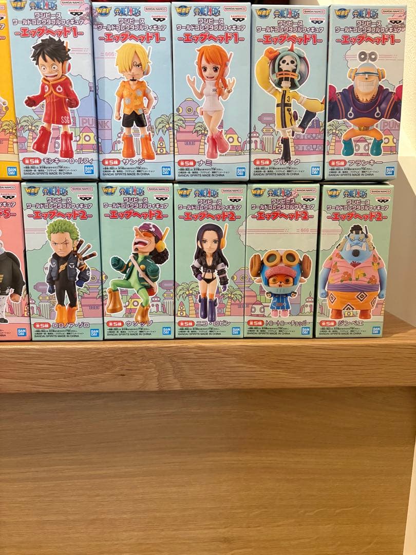 ワンピース　ワーコレ　エッグヘッド1 2 4 5コンプ＋リリス・エジソン