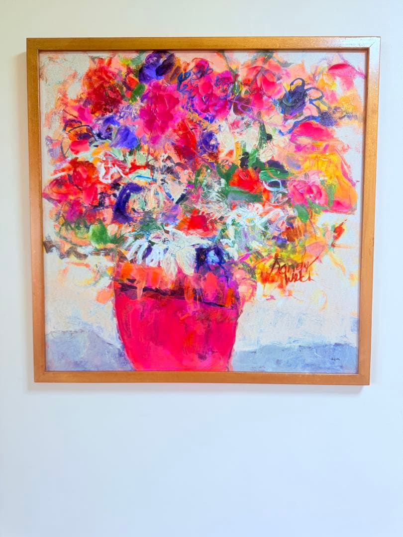 フランフラン Francfranc アート 花 ピンク お値下げ不可 フランフラン