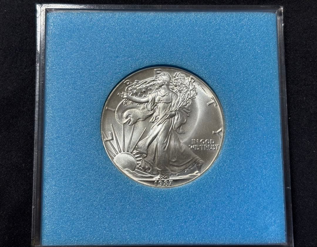 イーグル銀貨 1987年 アメリカ合衆国造幣局発行 1オンス銀貨 純銀31.1g