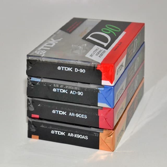 希少]TDK CASSETTE TAPE Dシリーズ[海外版]4種セット