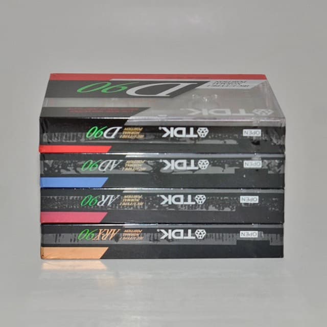 希少]TDK CASSETTE TAPE Dシリーズ[海外版]4種セット