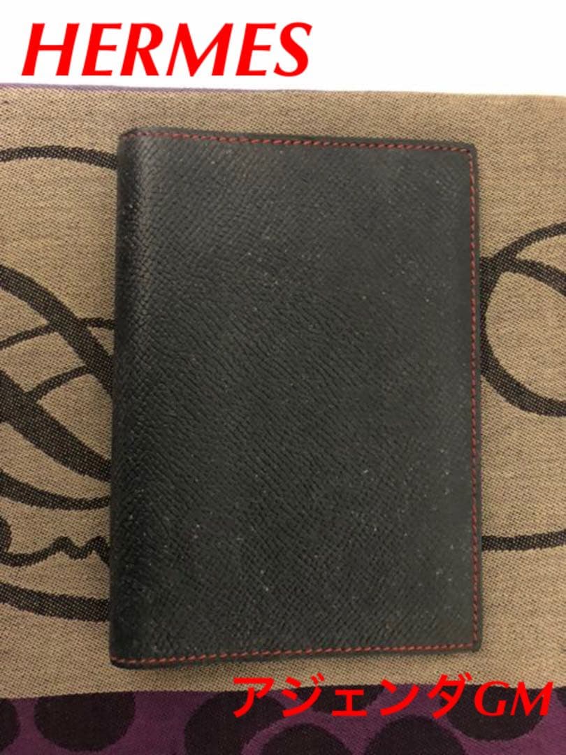 エルメス HERMES アジェンダGM 手帳カバー 名刺/パスポート/GM