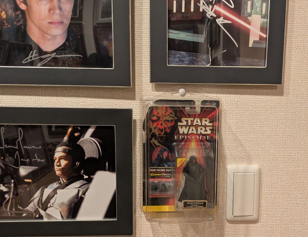 STARWARS　レイ・パーク　フィギュア　&ダニエル・ローガン　直筆サイン