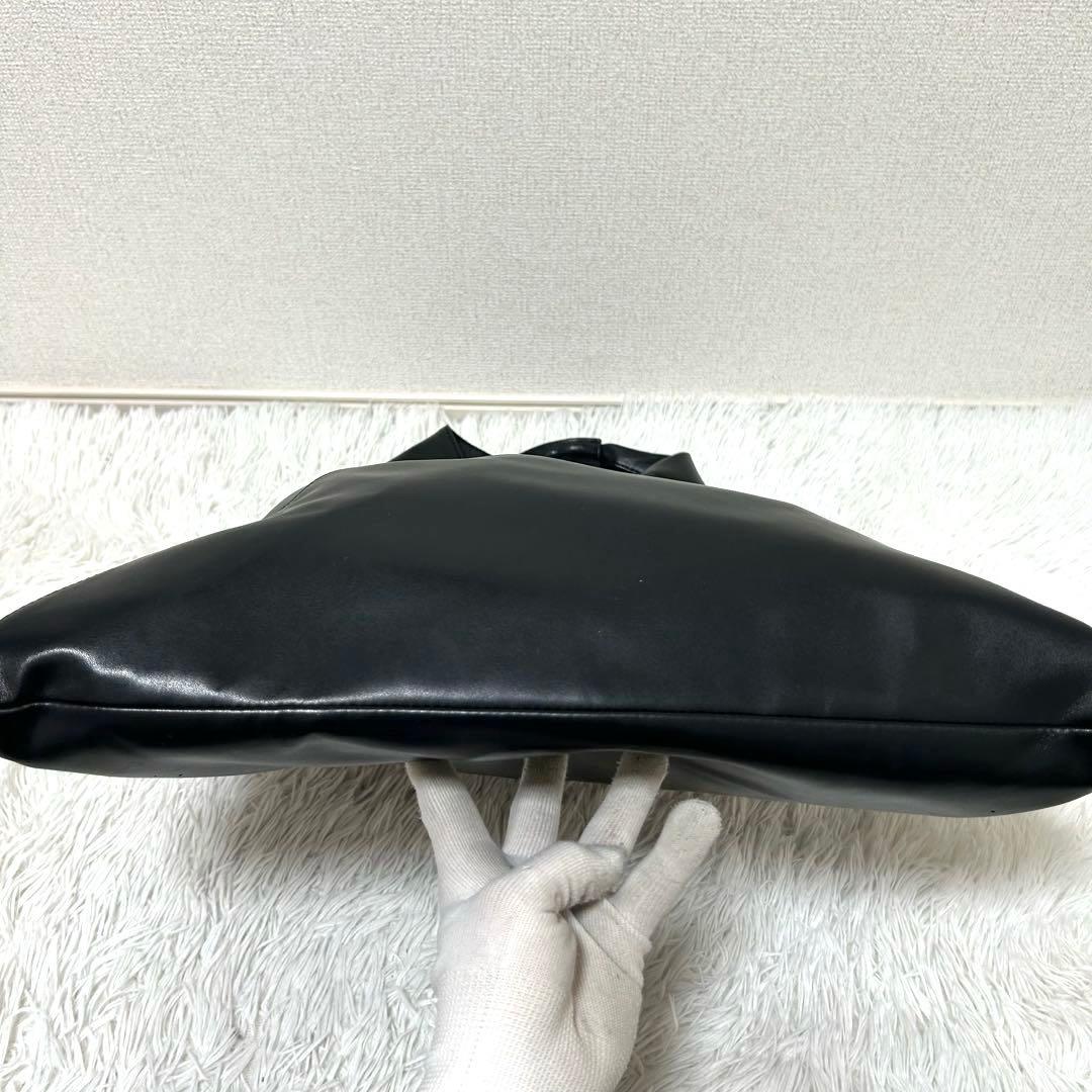 【美品✨ミディアムサイズ/大容量】メゾンマルジェラ　ジャパニーズバッグ　黒　人気