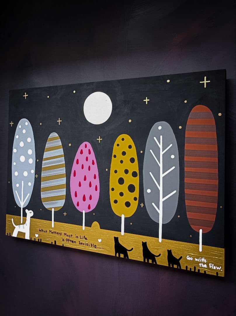 ✿月野乃亜 原画 2025年／594×420mm 現代アート 250903