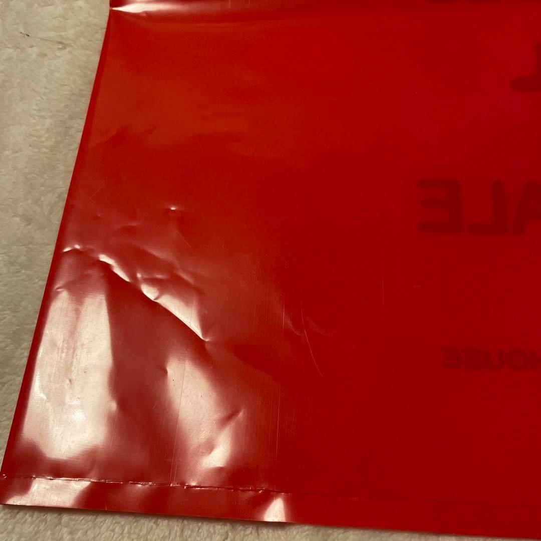 値下げ　レア　P-MODEL ノベルティー　ビニール　袋　赤