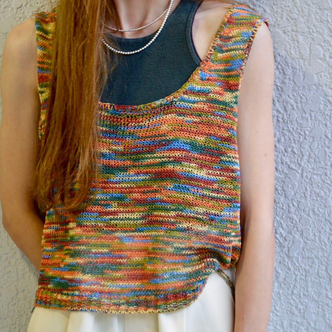 67NOWOS ノーウォス メッシュニットタンク ファビアンルー 定価3.8万