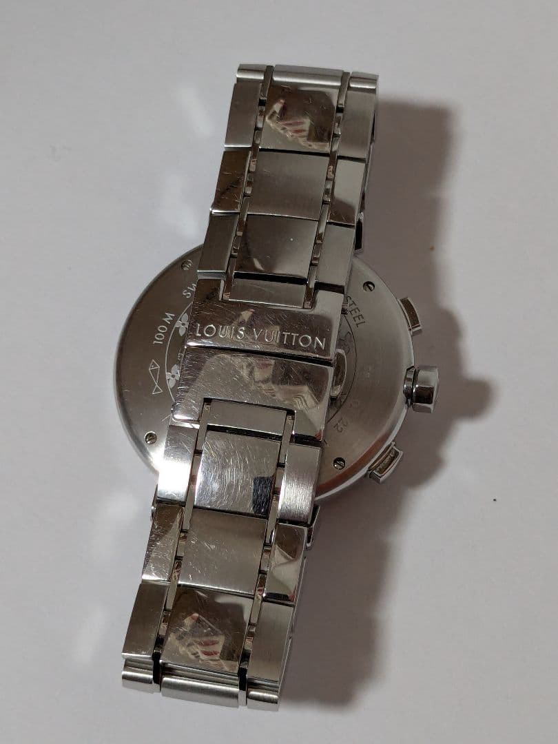 ルイヴィトン タンブール Q1122 タンブール クロノグラフ 自動巻き 腕時計