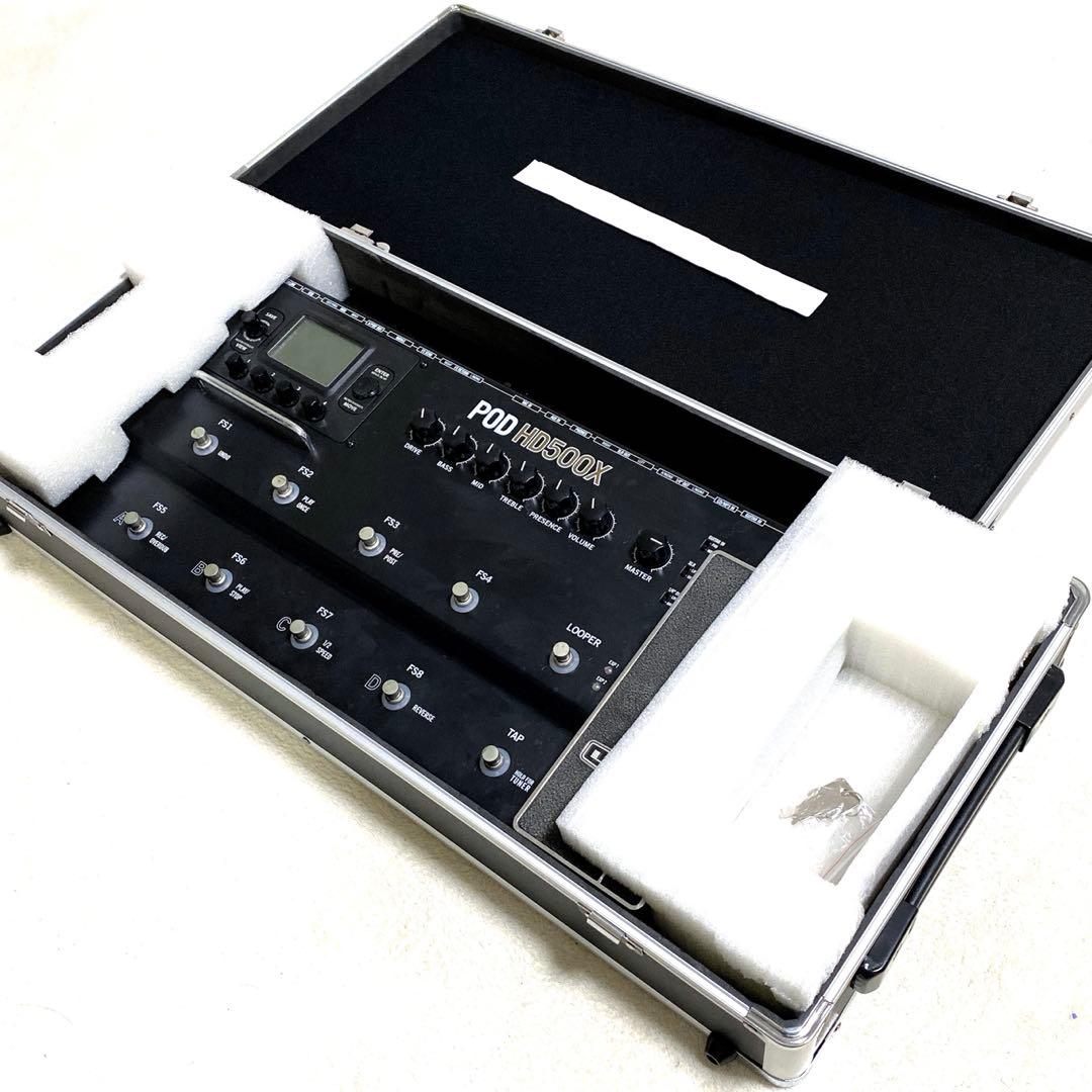 LINE 6 POD HD500X ギターエフェクターケース付き