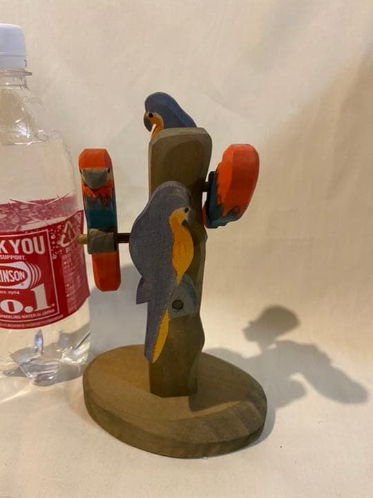 注文分）ミニタイプペグボタン/カーリーメイプルカーリーコア材クリア