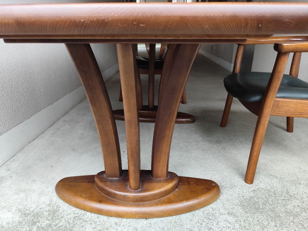 【池田木工】天然木ダイニングテーブル＆チェア2脚セット