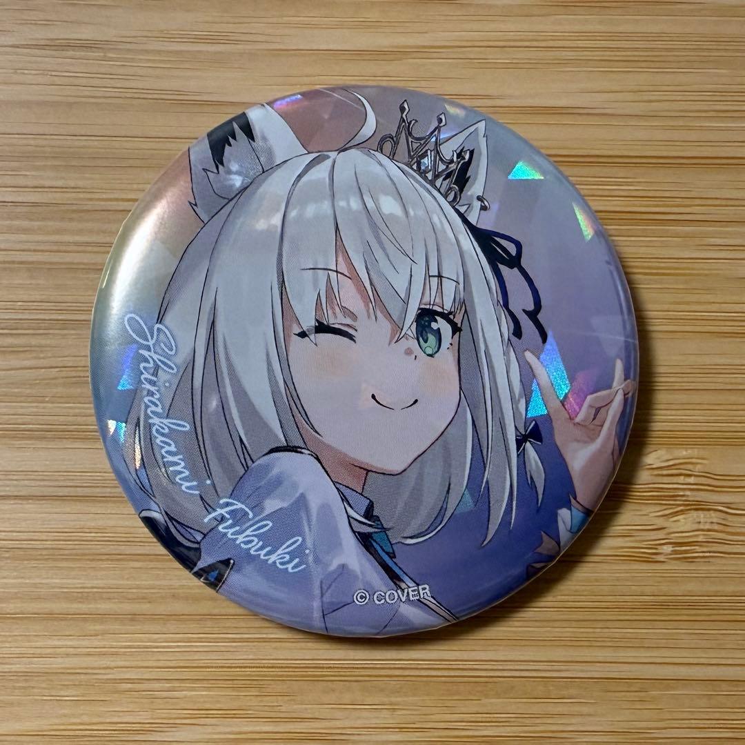 ホロライブ 白上フブキ ランダムホログラム缶バッジ 5th fes - メルカリ