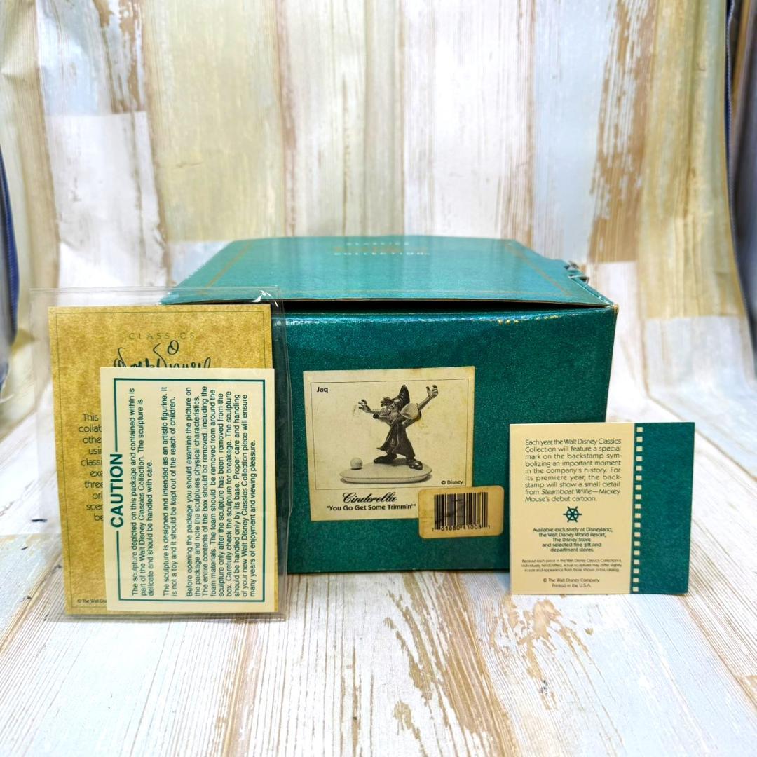 WDCC シンデレラ Cinderella ジャック Jaq 陶器製フィギュア