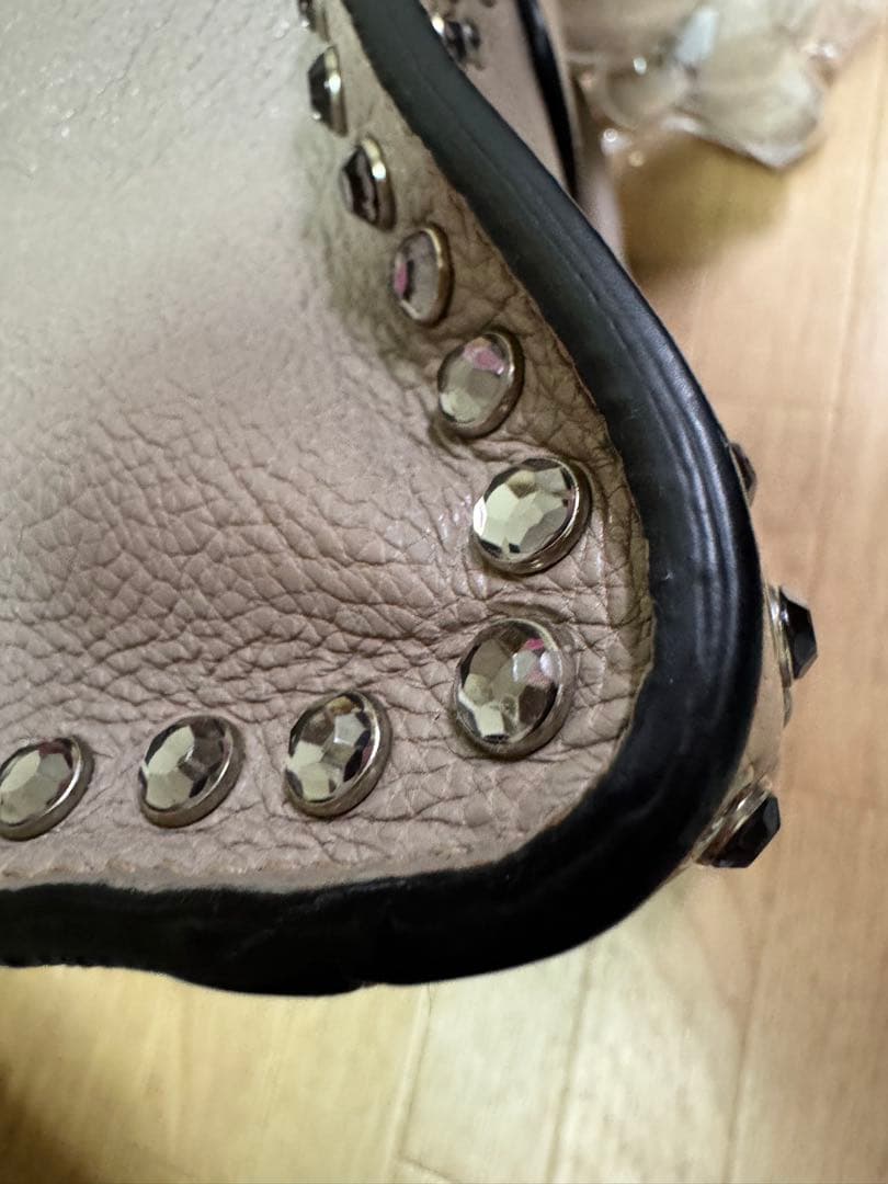 金・土・日限定 PRADA プラダ スタッズ レザー 2WAY トートバッグ