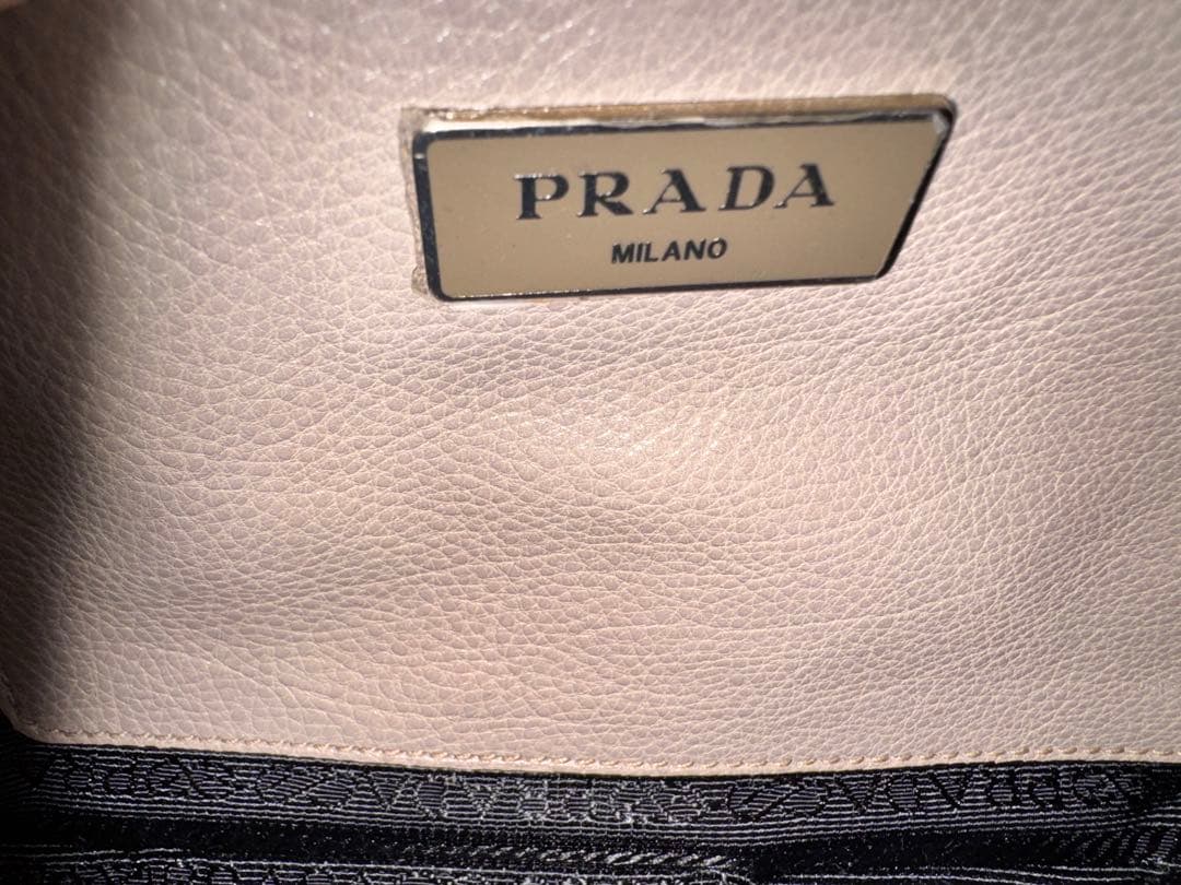 金・土・日限定 PRADA プラダ スタッズ レザー 2WAY トートバッグ