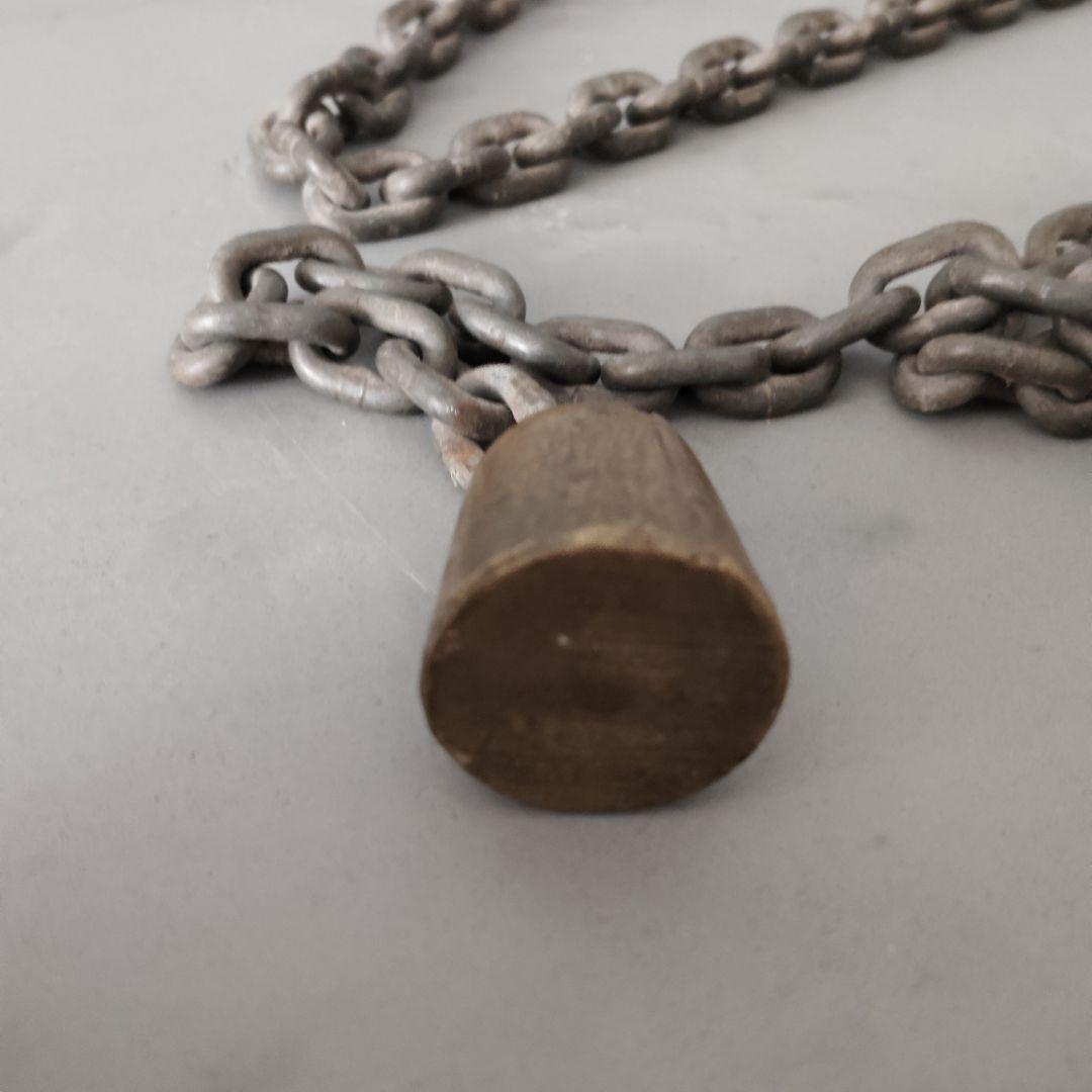 忍者武具 鉄製 鎖鎌 忍具 時代物 万力鎖 分銅鎖 くさりがま 古武術 武器