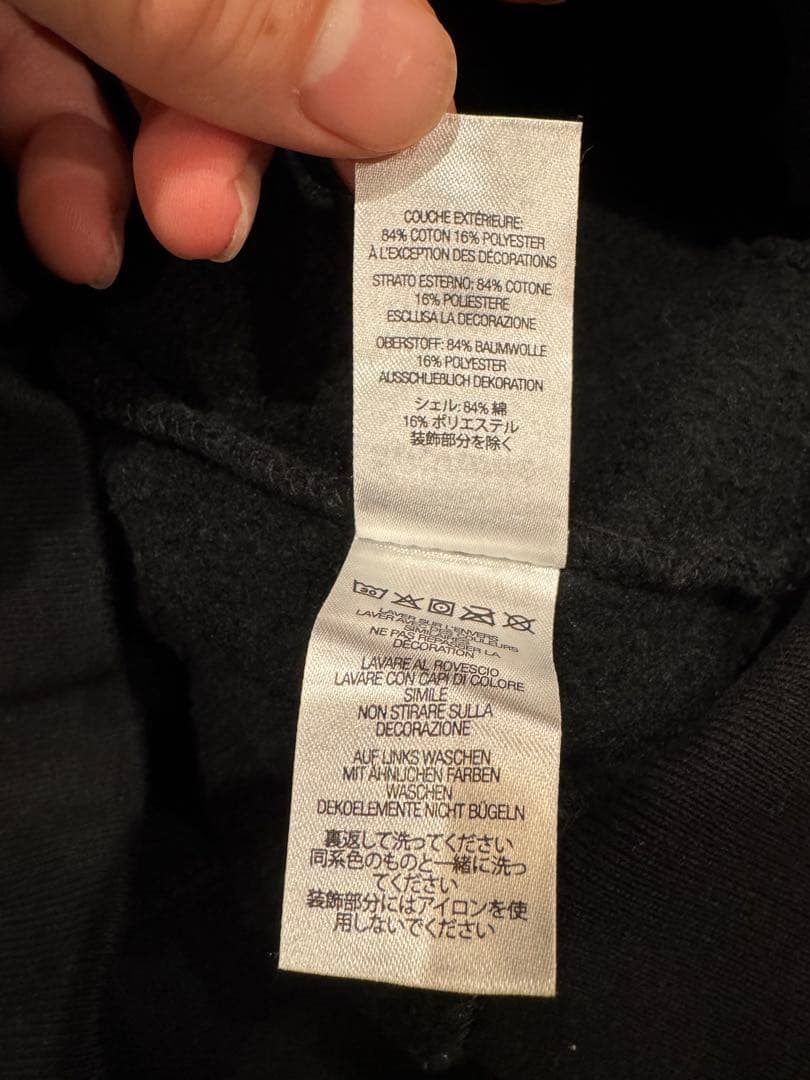 Supreme ブラック パーカー　ツノ　美品