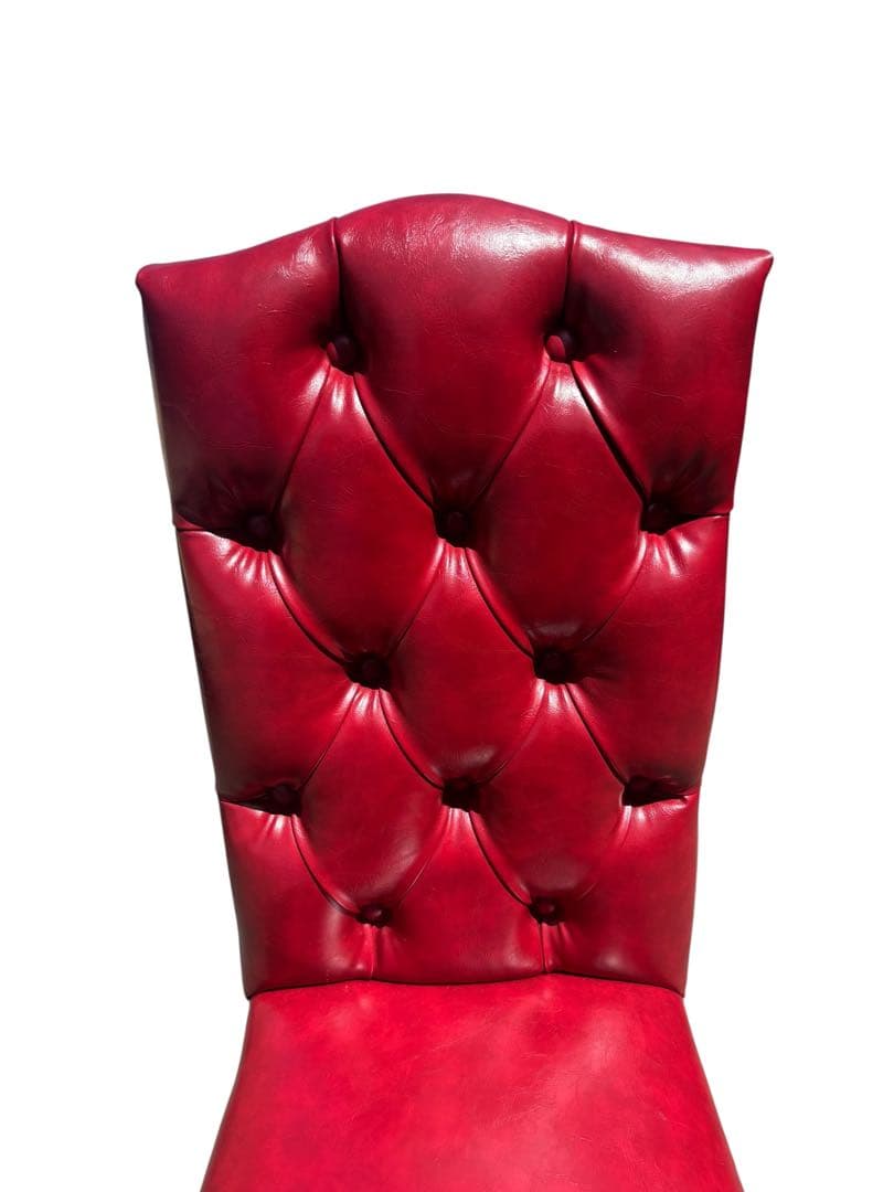 VINCENT ヴィンセント ハイバック ダイニングチェア レッド 椅子・チェア