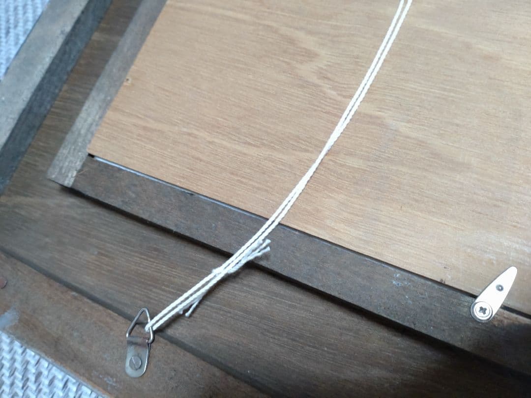 兎の油絵【耳をすます】1点物の原画/作詞サイン入り◇