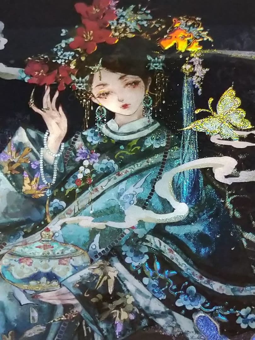 J413＃特别卷(霓虹光)玉玉卿切り売り海外人物マステ女の子