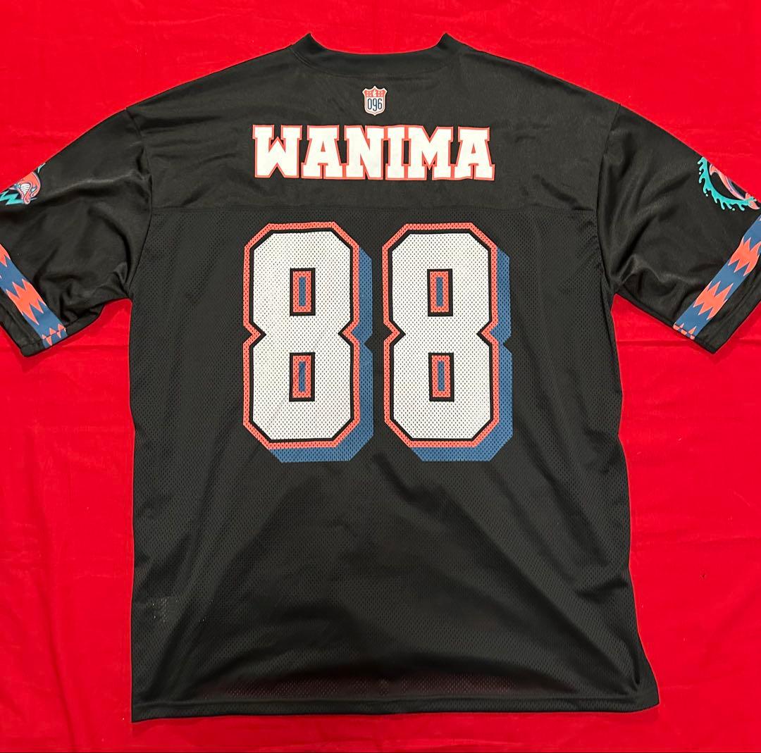 ☆WANIMA football shirt ☆ Black L/XL