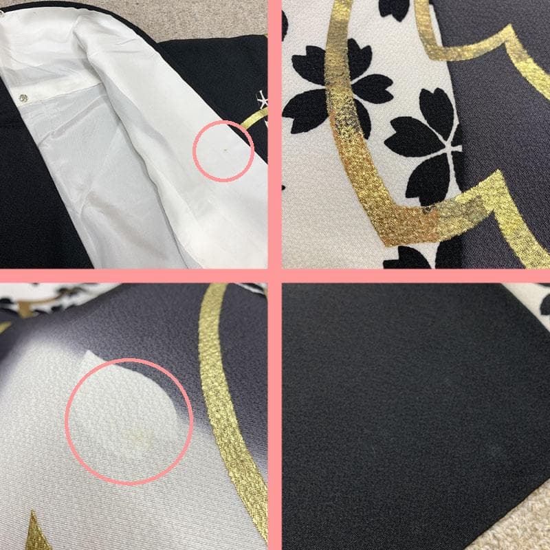 512z11☆大北捷一 振袖 モダン 金彩 モノトーン 落款作家物☆成人式