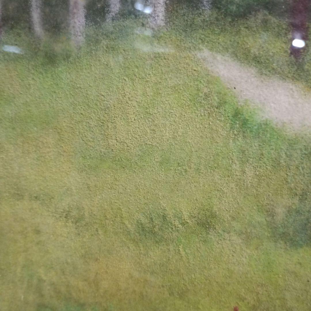 6036）上野文瑚　油彩？日本画？　新緑の頃