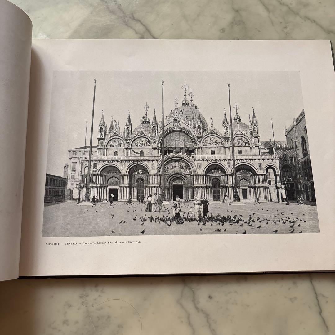 イタリア アンティーク ヴィンテージ フォトアルバム 写真集 ヴェネツィア