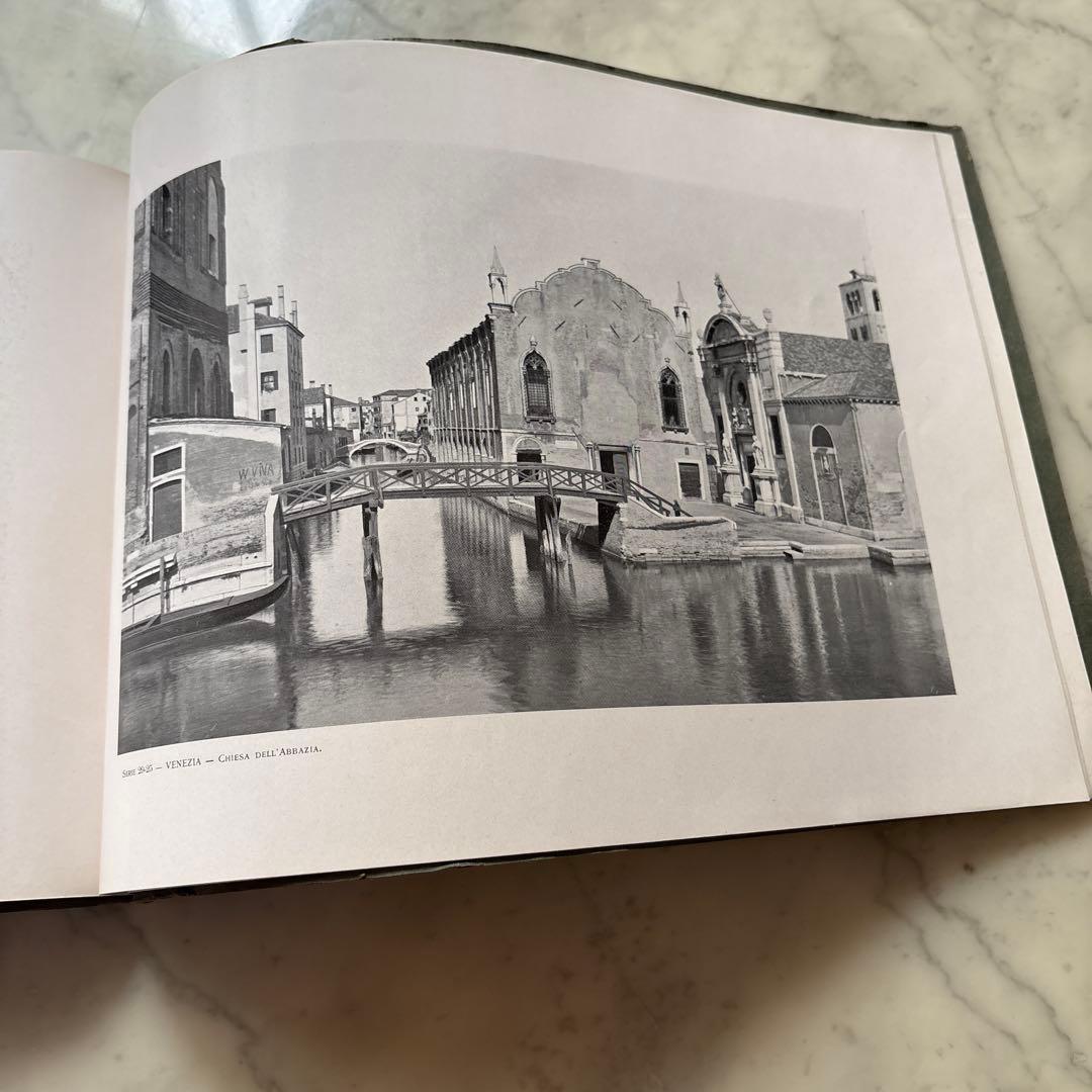 イタリア アンティーク ヴィンテージ フォトアルバム 写真集 ヴェネツィア