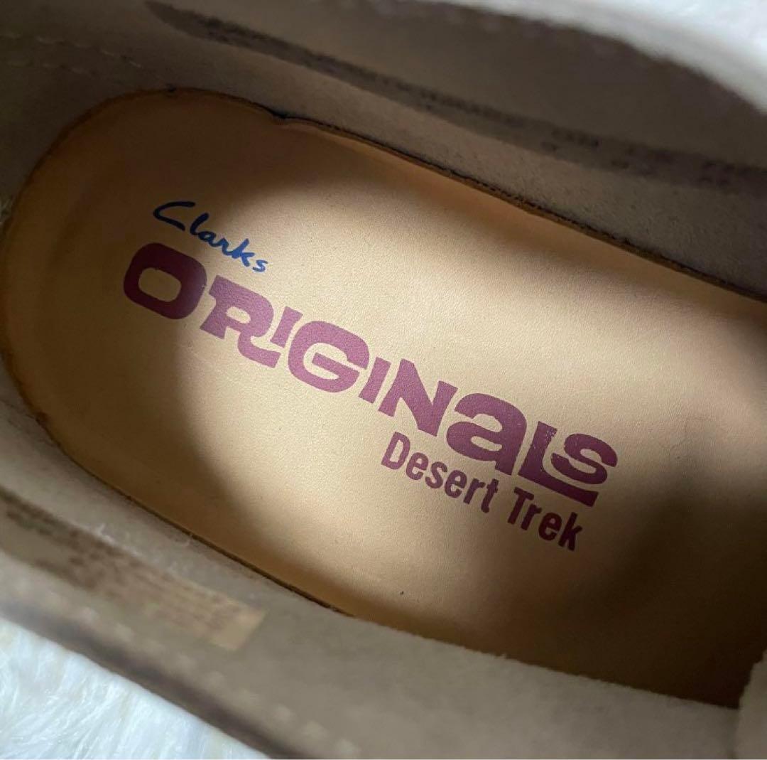 未使用級　クラークスオリジナルズ　デザートトレック　ベージュ　US 9 1/2