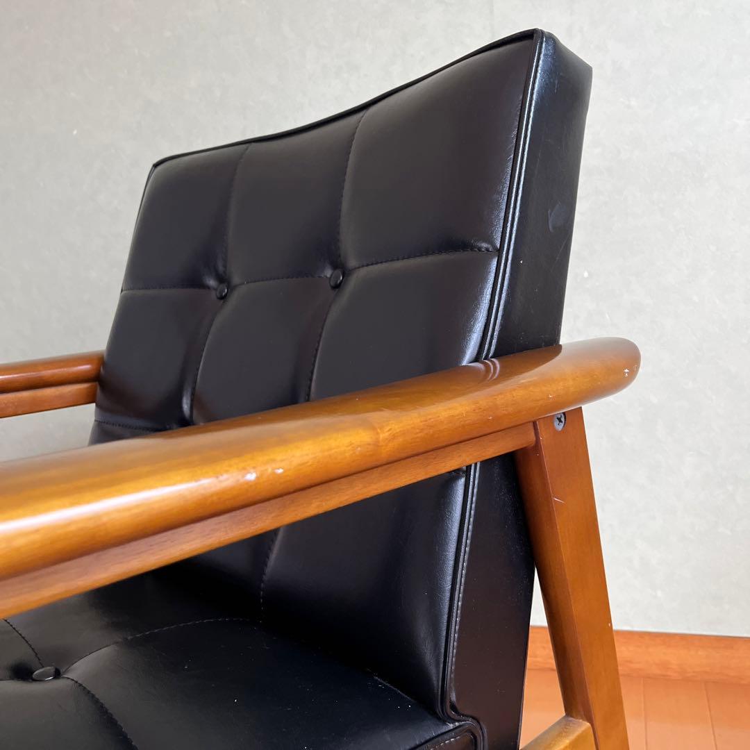 カリモク60 Kチェア　1シーター スタンダードブラック