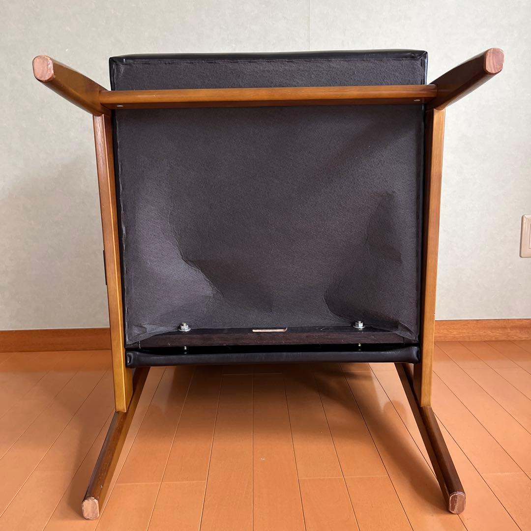 カリモク60 Kチェア　1シーター スタンダードブラック