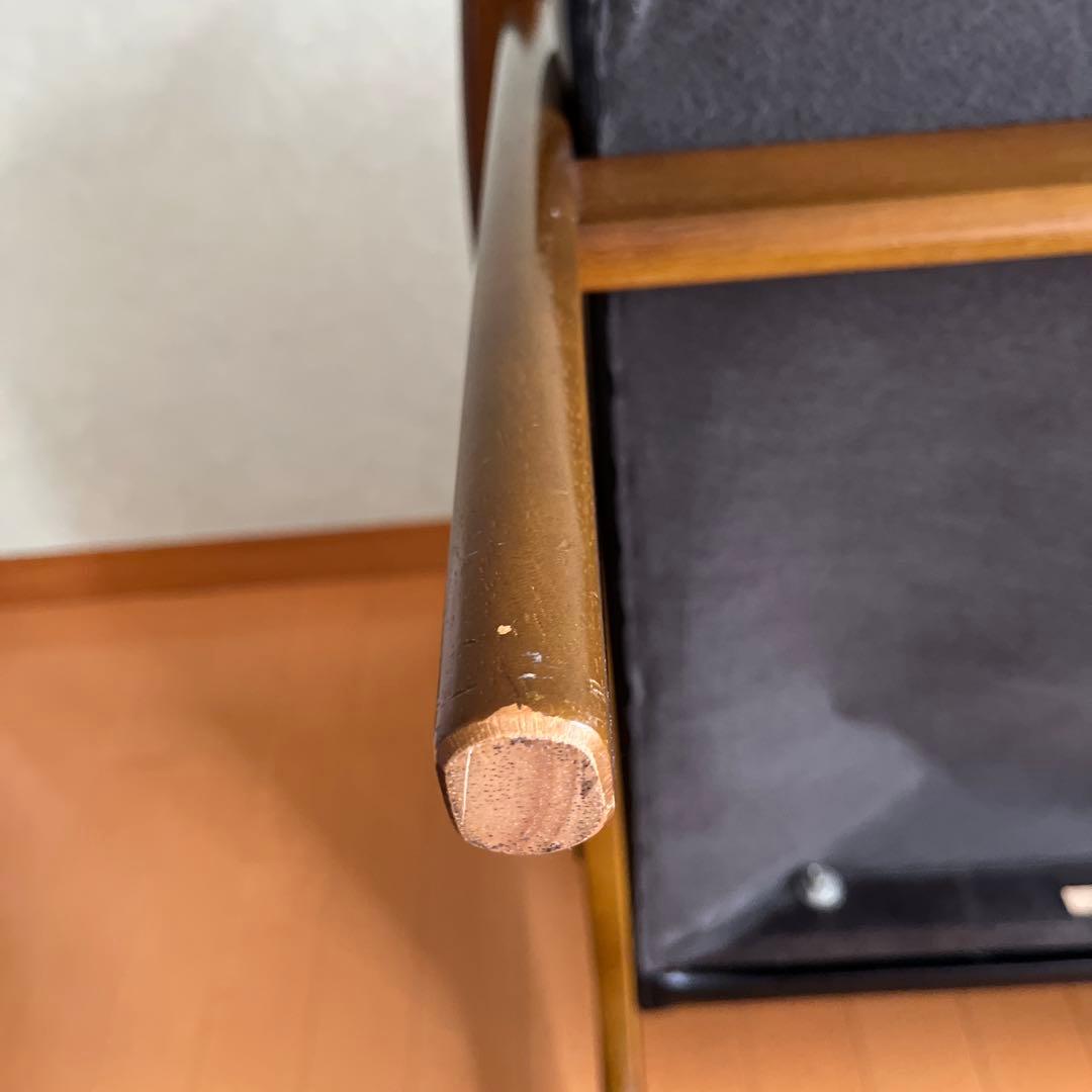 カリモク60 Kチェア　1シーター スタンダードブラック