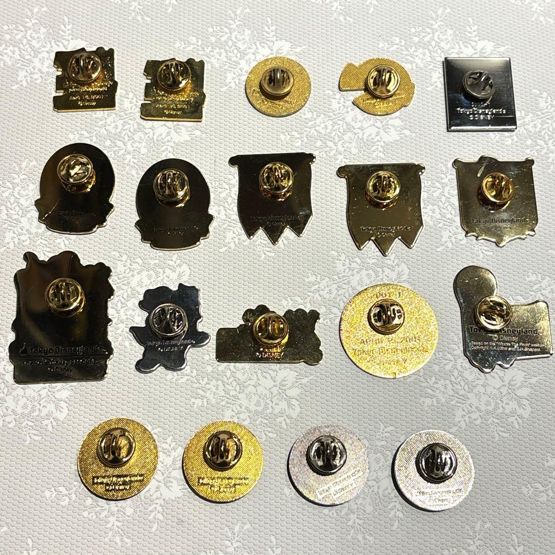 東京ディズニーランド 記念ピンバッジ 19点セット1993年製〜　匿名配送
