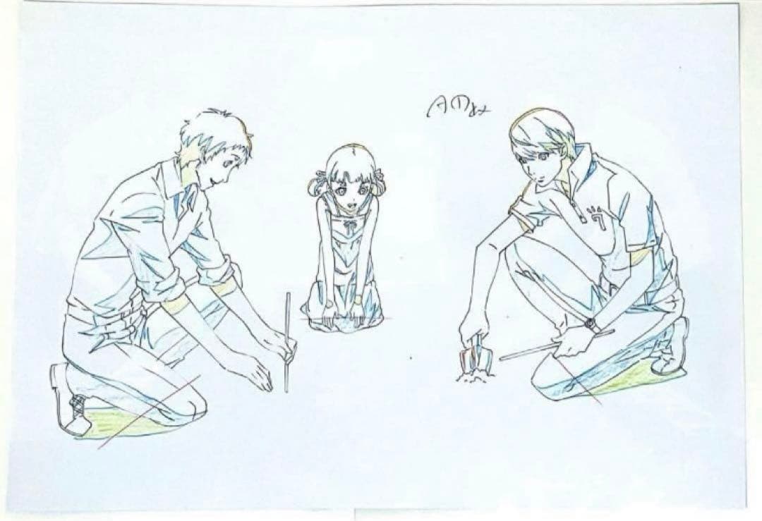 ペルソナ4 2014年 ニコカフェ A3サイズ ランチョンマット 足立透 鳴上悠