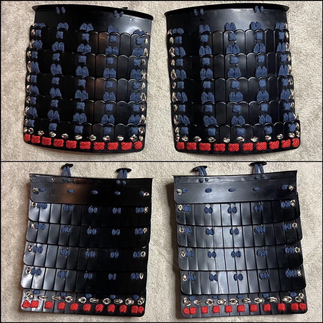 新品同様、美品！『光忍』丸武工房製【鎧•甲冑】紺糸威 黒胴 当世具足　甲冑 一式