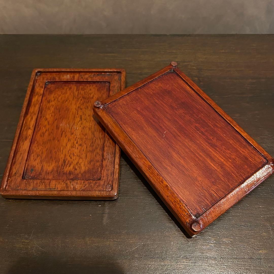 分厚く高さを持つ 端渓硯 中国の硯 龍 ドラゴン