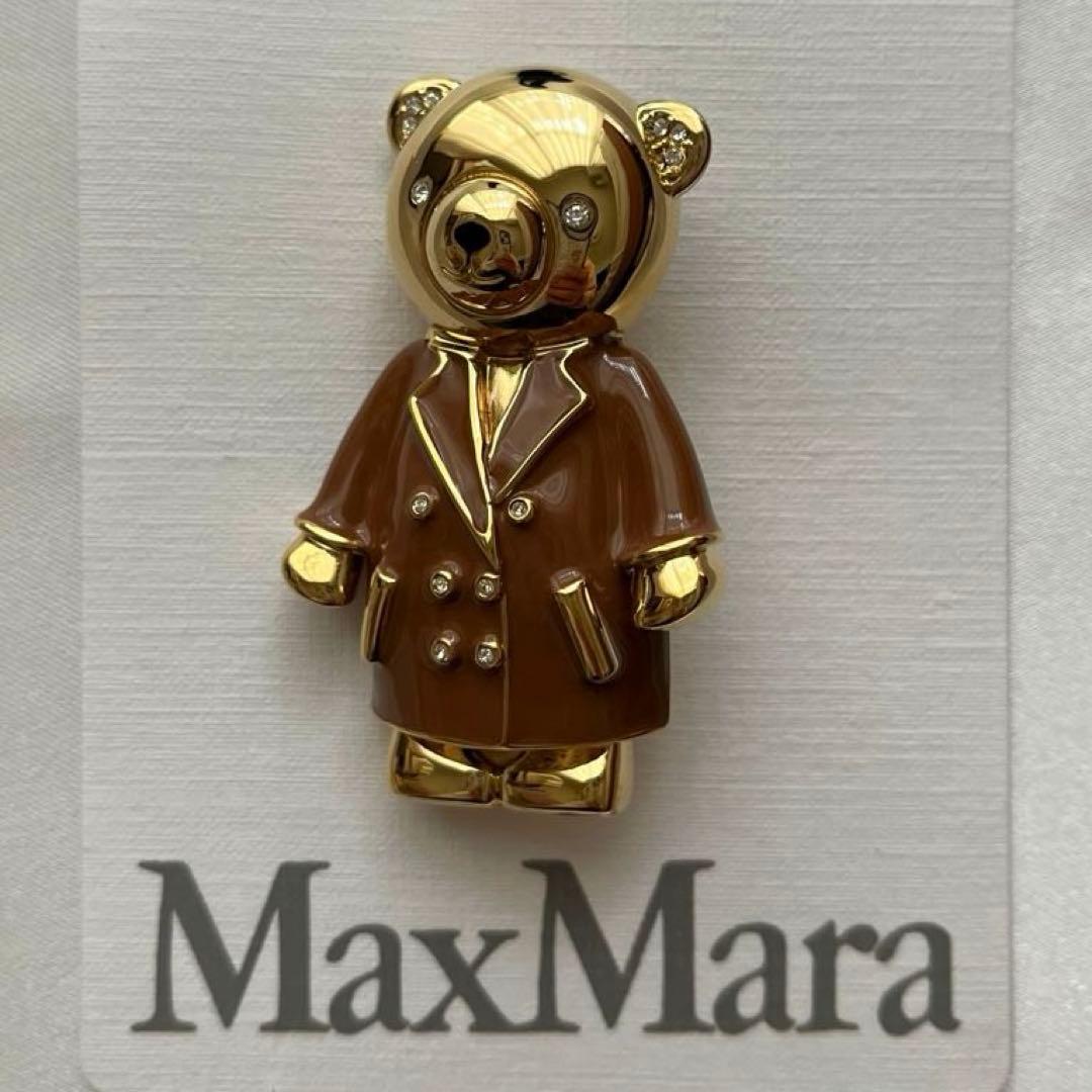 新品未使用⭐︎ マックスマーラ テディ クマ ブローチ