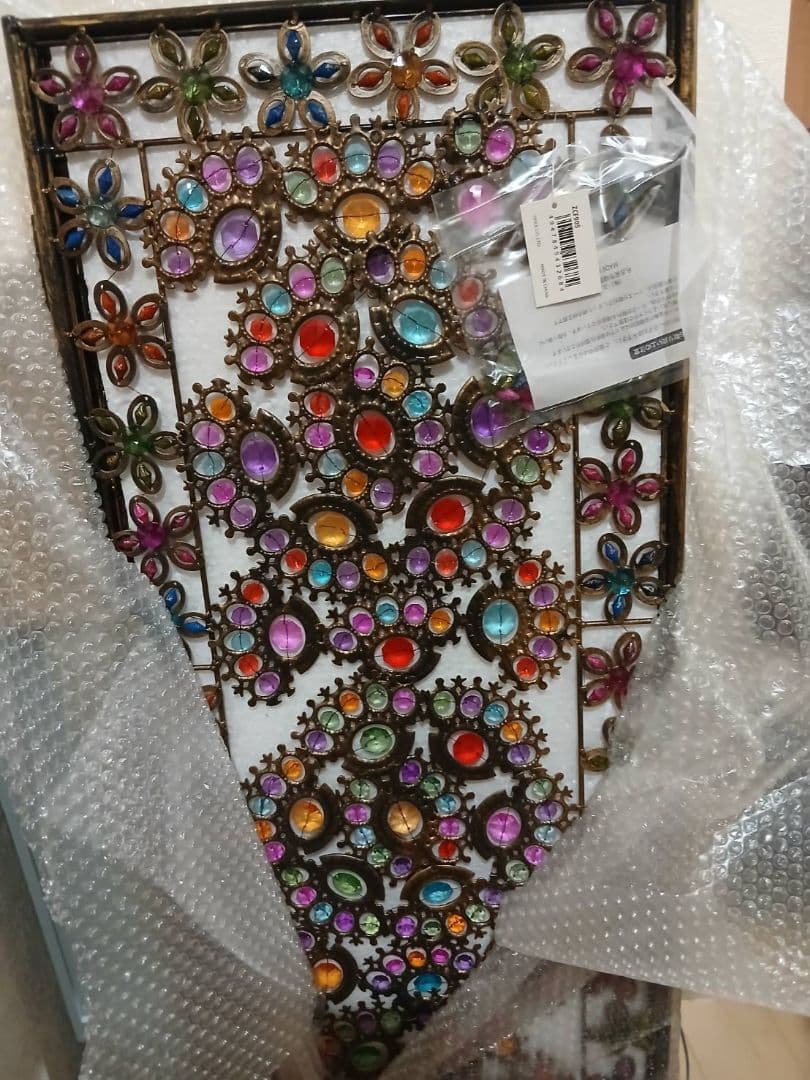 カラフル花柄金属製パーテーション-通販 サイト