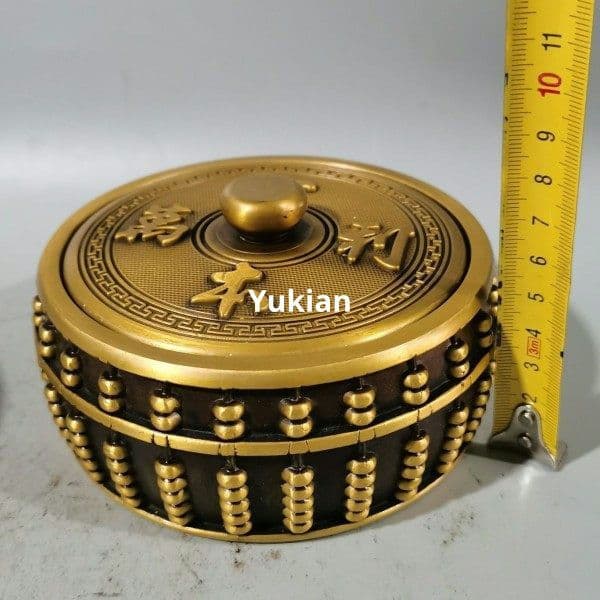 銅器 一万利茶壺 聚宝盆 書道具 文房具 装飾品 工芸品 美術品