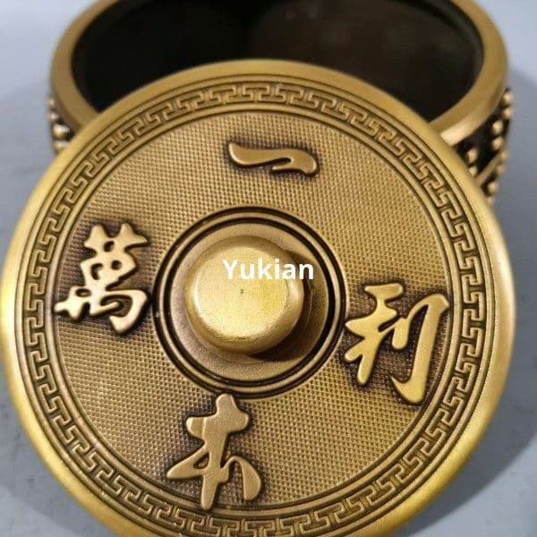 銅器 一万利茶壺 聚宝盆 書道具 文房具 装飾品 工芸品 美術品