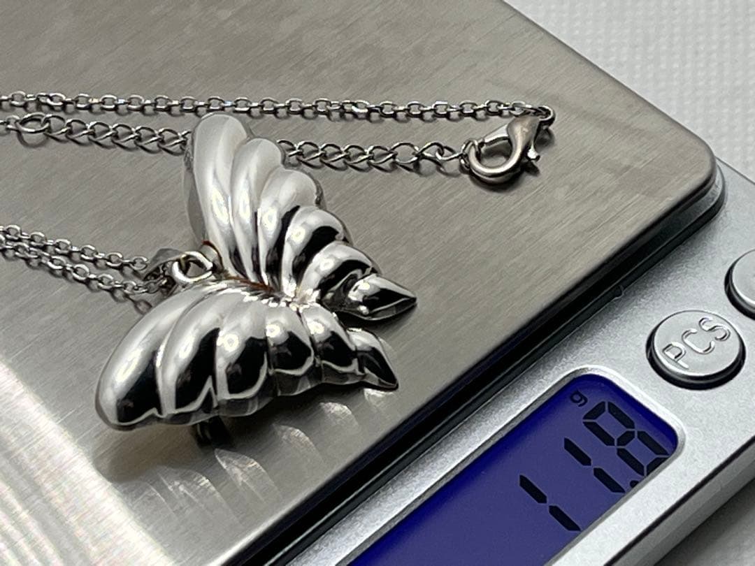 h294 オールド ティファニー バタフライ ブローチ ネックレストップ