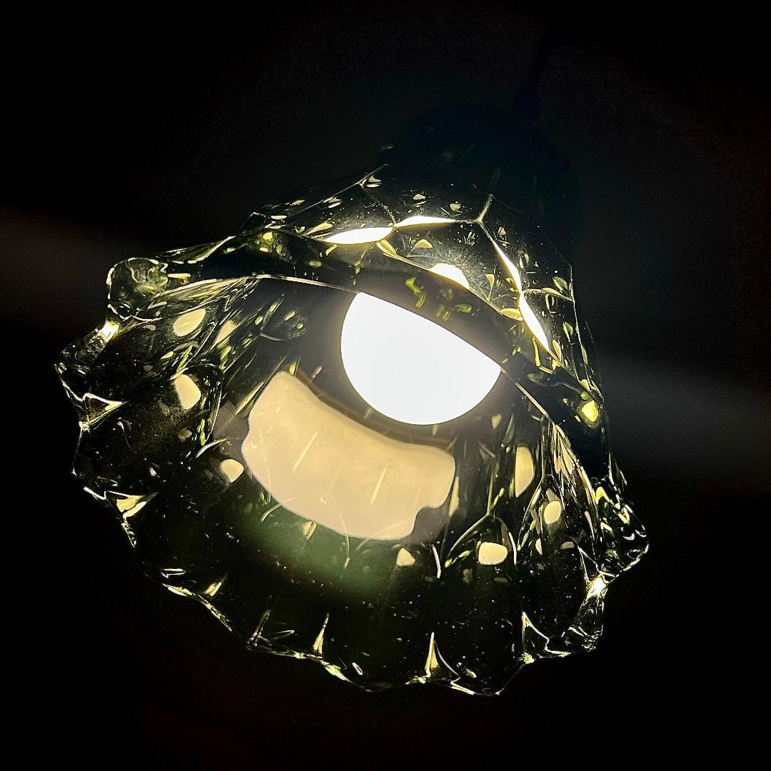 ペンダントランプ ドイツ製 カットグラス ミッドセンチュリー 北欧